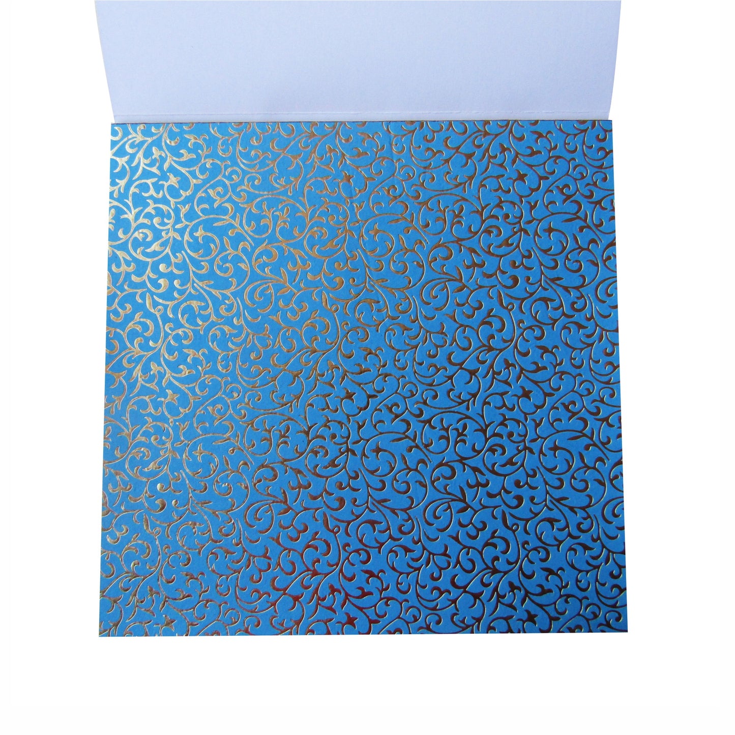 Shades of Blue Handmade Scrapbook Paper: 12x12" Pad, 24 Sheets