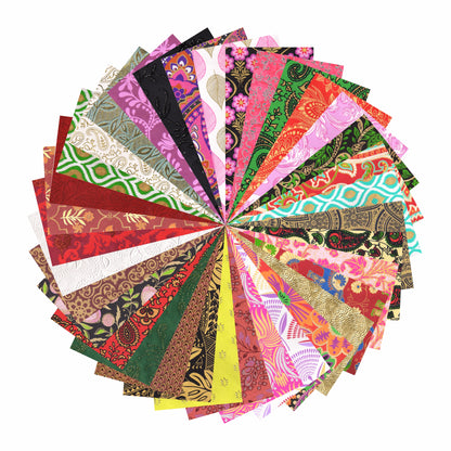 Namaste India: Handmade Scrapbook Papers 8.5x11" Pad, 36 Sheets