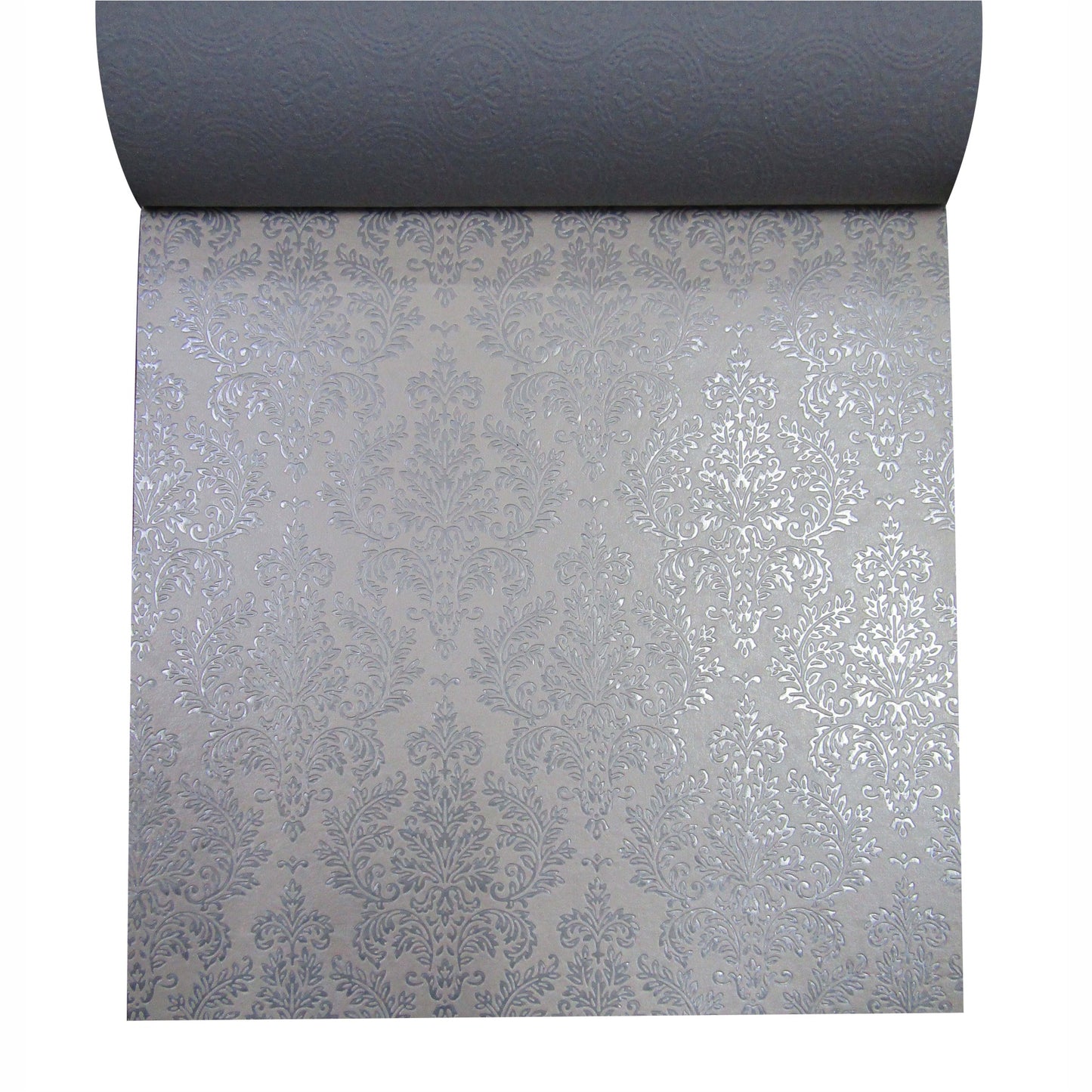 Paperhues Stunning White Silver Grey Handmade Scrapbook Paper 12 x 12" Pad, 24 Sheets (2 sheets each of 12 styles)