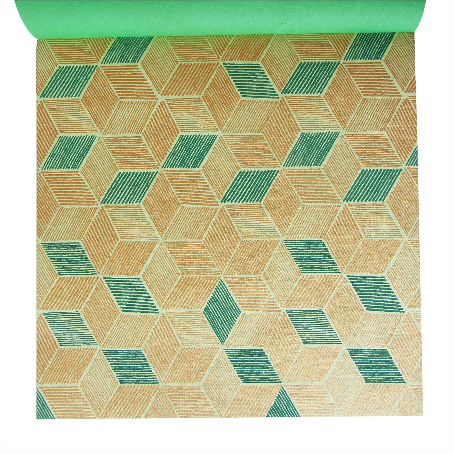 Verdant Vistas: Shades of Green Handmade Scrapbook Paper 12 x 12" Pad, 24 Sheets (2 Sheets Each of 12 Styles)