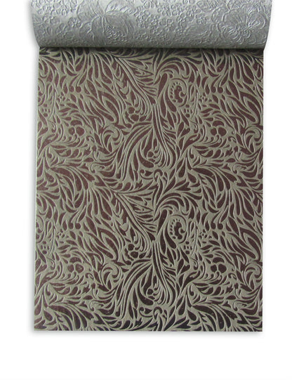 Paperhues Stunning White Silver Grey Handmade Scrapbook Paper: 8.5x11" Pad, 36 Sheets