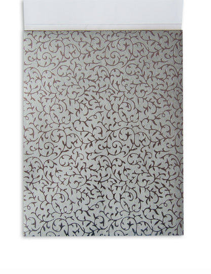 Paperhues Stunning White Silver Grey Handmade Scrapbook Paper: 8.5x11" Pad, 36 Sheets