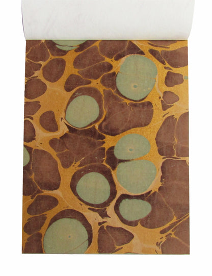 Paperhues Marbled Handmade Scrapbook Papers: 8.5x11" Pad with 36 Sheets